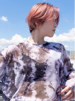 タイドヘア 茨木店(TIDE HAIR)の写真/【茨木市/9-20時】ショートが得意なStaff在籍◇個性的～愛されスタイルまで自慢のショートヘアに！