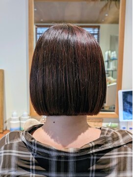 ヘアデザイン エソラ(hair design esora) 前下がりボブ