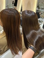 ジーナ 福岡天神(Zina) 髪質改善*オリーブベージュシアーカラー*【Zina 福岡天神】