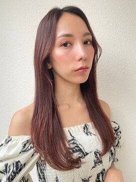 カバーヘア ブリス 大宮西口(COVER HAIR bliss) ボルドーブラウン/ロングヘア/ストレート/髪質改善/艶髪p大宮