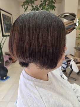 グラムゼロ お手入れ簡単ショートボブスタイル