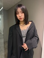 ハニー 町田(HONEY)&nbsp;鎖骨レイヤー/ミディアムレイヤー/黒髪/シースルーバング3