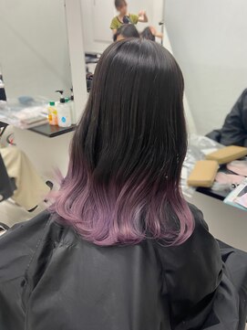 ローウェ 渋谷(Louwe) ペールラベンダーグラデーション 【ayami】