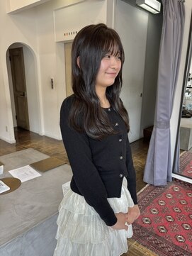 ヘアーアイスカルテット(HAIR ICI QUARTET) 20代30代透明感ロング◎ブリーチなしニュアンスくすみカラー