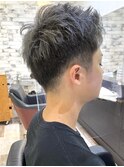 スペインカール/スパイキーショート/ブルーブラック/フェザーパ