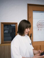 木目&nbsp;ぱつっとボブ