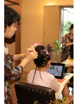 ミーゴ(m i g o)の写真/大人数だと言いにくい事やお悩みも、話しやすい空間で女性スタイリストが丁寧にカウンセリング◎