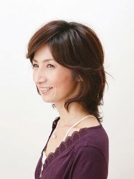 ヘアカラーカフェ(HAIR COLOR CAFE) 上品さが漂う大人の艶ブラウン