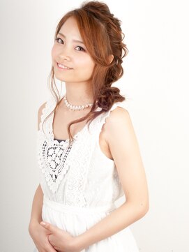 パリスパート2 編みこみルーズアップスタイル☆浴衣にも