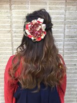 クイントネオリーブ 自由が丘正面口店(quint:neolive)&nbsp;【卒業式 袴着付け】ハーフアップスタイル 14040円