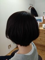 ナチュラル ピュール(Natural pur) ショートボブにゆるふわパーマ