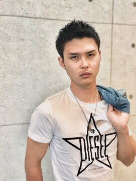 ヘア デザイン ビーチ(Hair Design Beach) 【Beach】 クラウドモヒカン×ディープブラック