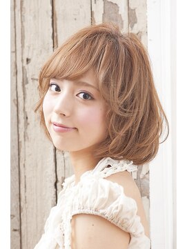 ナオシ 田原台店(nao c) 【奈良/生駒nao*c】大人かわいい小顔☆ナチュラルバルーンボブ