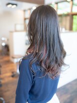 ヘアデザイン ステラ(hair design sTella)&nbsp;★ロングスタイルのインナーカラーソフトピンク★