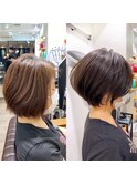 【30代40代】横顔美人な絶壁解消ショートパーマ「永田カズヤ」