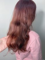 モルニ(MORNI)&nbsp;ピンクベージュ_マロンベージュ Aラインボブ かきあげ