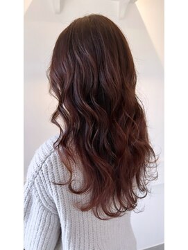 ロアールメイ(LOAOL mei) ピンクカラー/ブリーチなし　ロングヘア　10代20代30代