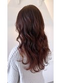 ピンクカラー/ブリーチなし ロングヘア 10代20代30代