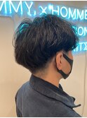 ナチュラルマッシュ×パーマ