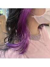 【インナーカラー】あの人、あのキャラに近づく♪推しカラーをしっかり見せたい人はこのデザイン