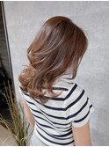 秋の暖色くびれヘア