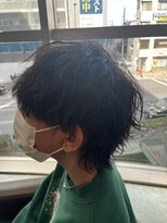 ヘアールーム プリズム(Hair room Prism) 波巻きウルフ