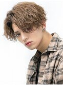 【BLEACHi】メンズマッシュ波打ちツイストスパイラルパーマ