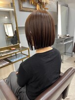 オズ 郡山桑野店(OZ)&nbsp;イメチェンハッシュカットフルバング似合わせレッドブラウン