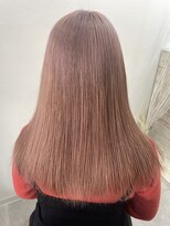 ラビスモア(Lovis moa)&nbsp;切りっぱなしボブ/エアリーロング/ピンクブラウン/美髪のススメ