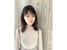 【気になる前髪のくせに】カット+前髪ポイント矯正　￥12,650