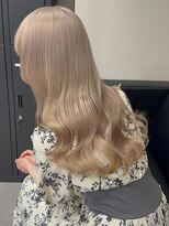 ベレーザ 渋谷(BELEZA)&nbsp;7848ミルクティーアッシュベージュハイトーンカラーワンホンヘア