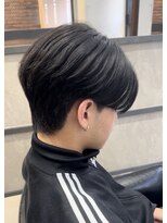 スイッチ(men's SWITCH)&nbsp;大分メンズセンターパートツーブロックマッシュレイヤー刈り上げ