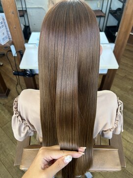 ヘアリゾート リノ(Hair resort Lino) 明るめベージュ×ミネコラトリートメント