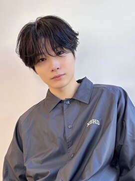 ジーナ 高田馬場(Zina) 髪質改善＊黒髪ニュアンスパーママッシュ＊美髪【Zina高田馬場】