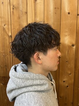 ディライトヘア 御影店(DELIGHT HAIR) 波巻パーマ×マッシュ