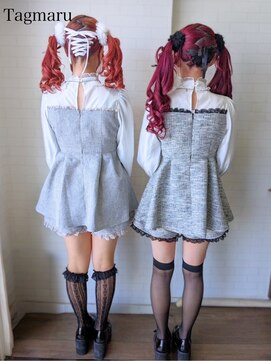 タグマル 推し活ヘアセット☆ツインテールのレース編み！追加料金あり！