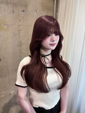 リリー(Lilley) 韓国ヘア/レイヤーカット/顔周りカット/暖色カラー