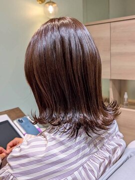 ミューシェレゴ(meauche...lego) 艶髪/チョコレートブラウン/くびれミディ