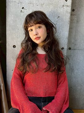 エディット トウキョウ(e.dit tokyo) 【e.dit macoto】ロングパーマハイライトカラーステップレイヤー