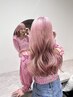 【カラー指名NO,1 福崎指名限定】ブリーチなしWケアカラー＋カット　￥11,000