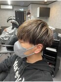 刈り上げマッシュ ハイライト メンズカット/葛西メンズ/葛西スパ