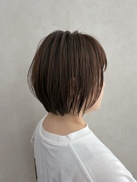 クム 横浜(qumu) ショートボブ × ライトブラウン【神永】