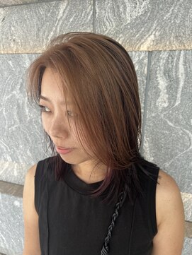 カケル(×.) 大人レイヤーボブ/アンブレラカラー