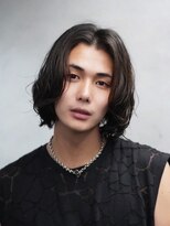 フィフス 栄(fifth)&nbsp;名古屋栄メンズカットニュアンスパーマミディアムセンターパート