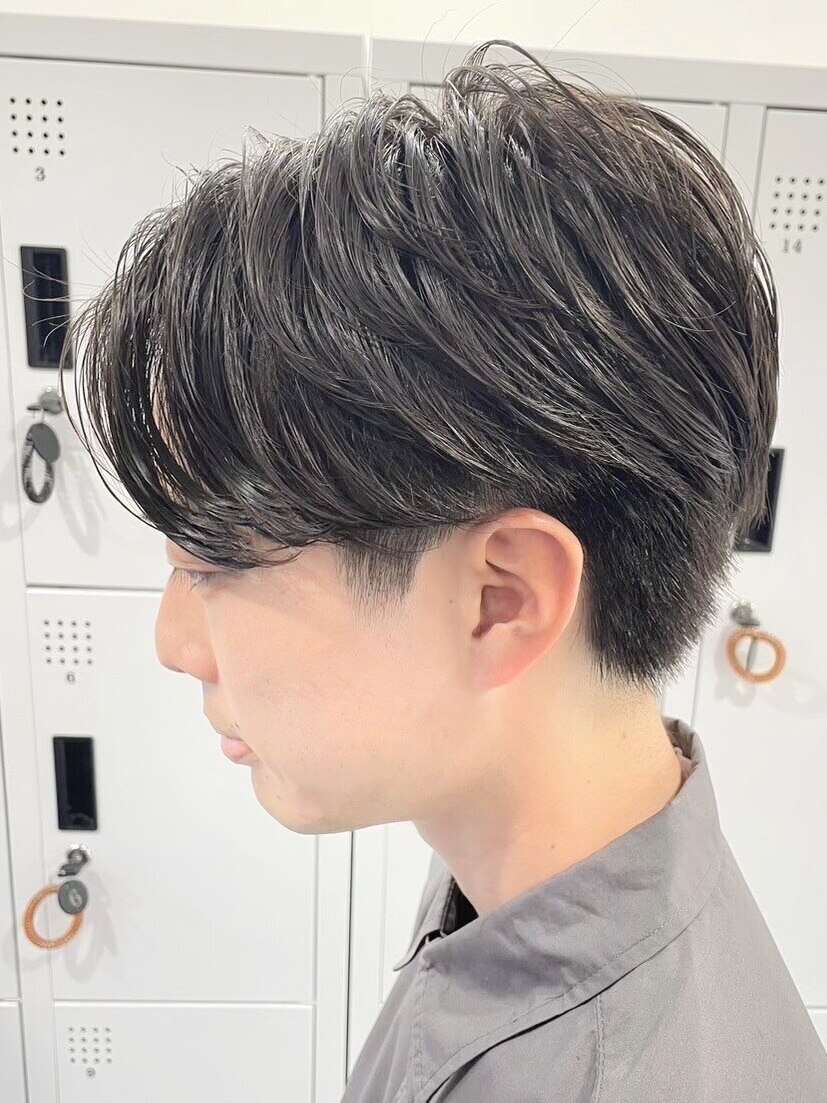 【メンズ人気No.1】メンズカット+炭酸クレンジング\6820#顔まわりレイヤー