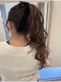 ポニーテールアレンジ