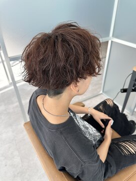 ジーナ 天神(Zina) シャドウパーマ(福岡メンズ/マッシュ/メンズパーマ)