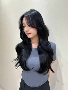 シェノン サントル(CHAINON CENTRE) 梅田/黒髪/クラゲヘアー/オリーブグレー/小顔/ココアベージュ