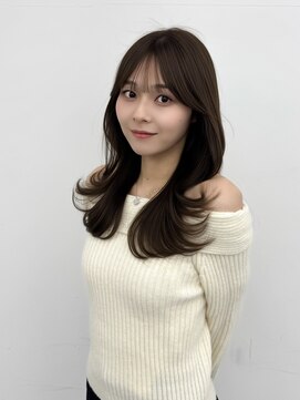 アマトウキョウスマートサロン(AMA TOKYO×Smart Salon) くびれレイヤー/顔まわりカット/レイヤーカット/小顔ヘア