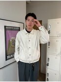 千葉駅MEN’S HAIR/サーフカール/刈り上げセンターパート